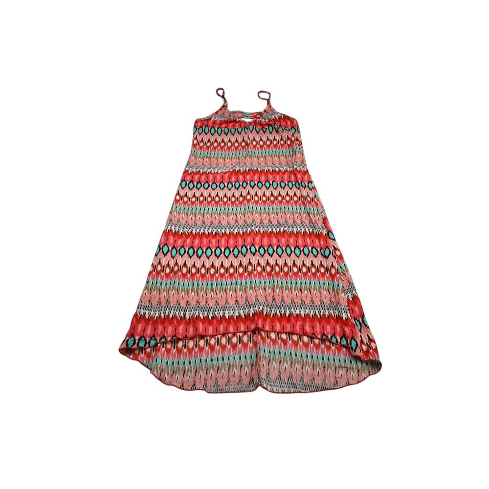 The Vanity Room Dress Women Small Casual Sleeveless Maxi Long Batik Printed